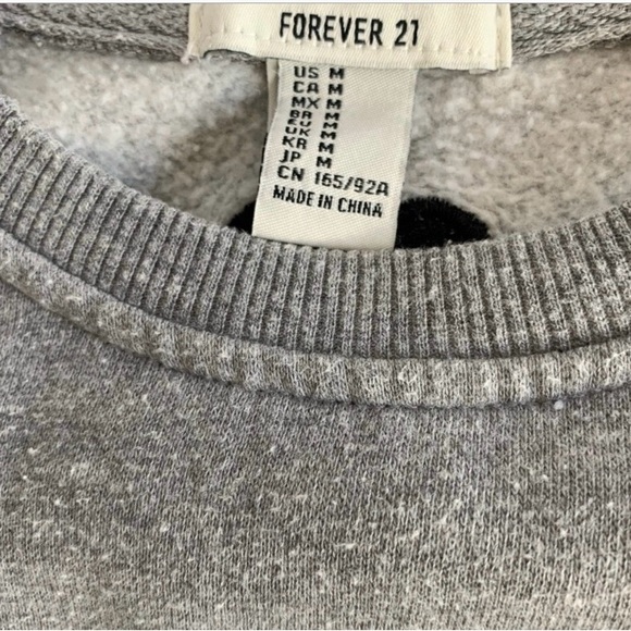 Forever 21 Amore Sweatshirt Sz M - Picture 4 of 4